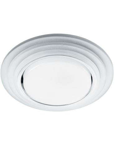 Светильник встраиваемый со светодиодной подсветкой 20LED*2835 SMD 4000K, 15W GX53, без лампы, матовый, хром, CD5023 круг с драйвером в комплекте
