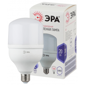 Высокомощная светод. лампа ЭРА LED POWER (колокол, 20ВТ, холодный свет, E27)  20W-6500К-E27