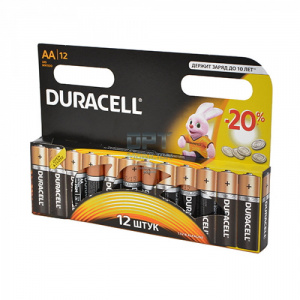 Duracell Basic Alkaline LR6 ("Пальчиковые" LR6/AA блистер-4/12шт.)