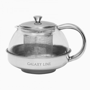 Galaxy LINE GL 9356 (48шт) Чайник заварочный 800мл, корпус из высококачественно нержавеющей стали