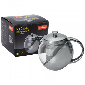 Чайник заварочный MENTA-500, объем: 500 мл, корпус/фильтр из нерж стали