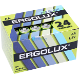 NEW Ergolux  LR6 Alkaline BP-24 (LR6 BP-24, батарейка,1.5В) (24 !!!/480)