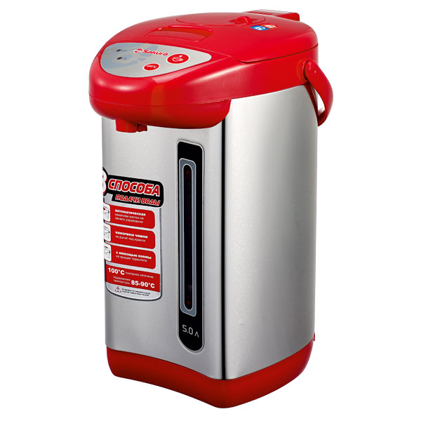 Термопот 5,0л метал/красн SAKURA SA-336RS