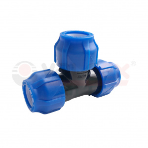 Тройник ПНД компрессионный 50-50-50 (8/2) VALFEX