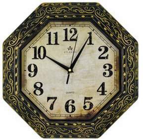 Часы настенные Atlantis TLD-35006С brown  Габариты 31.60х31.50х4.60