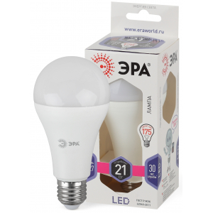 Лампа светодиодная  ЭРА 21W E27  LED A65-21W-860-(10/100)