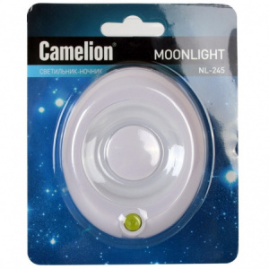 Camelion NL-245 "Кнопка" (LED ночник с выкл, 220В) (1/24/96)