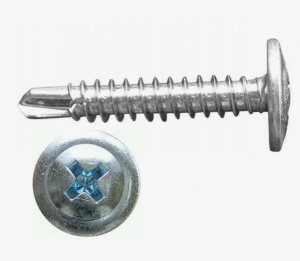 Саморез с прессшайбой СММ 4,2x19 сверло (1000 ЮМК)