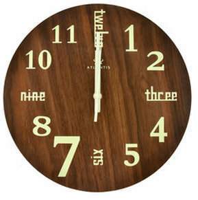 Часы настенные Atlantis M6012-3 корич  Габариты 30.00х30.00х4.00