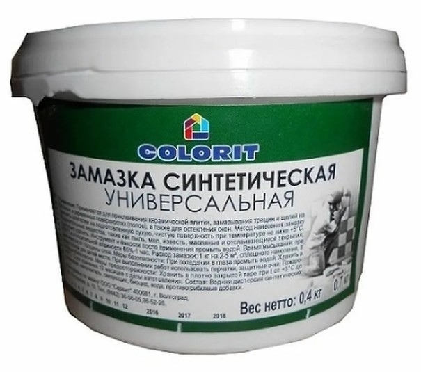 Замазка синтетическая 0,4 кг. Колорит