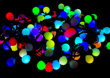 Гирлянда 200 LED "Матовые шарики" V8 10м RGB