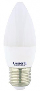 Лампа светод. General "Свеча" GLDEN-CF-10-230-E27-4500 (10Вт 230В)